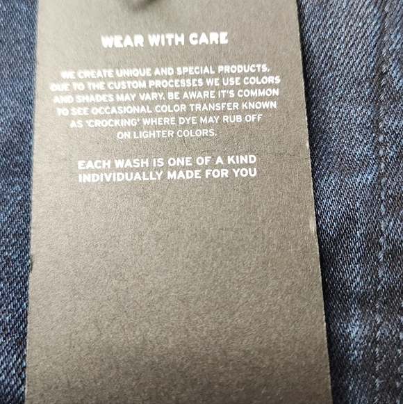 Women's Dark Blue Denim Jeans - Hudson - 8/29" - Picture 15 of 16